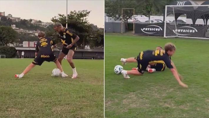 Neymar sahada oğlunu bile tanımadı: Kıyasıya mücadele