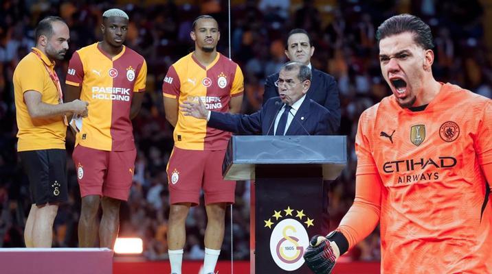 Galatasaray'da Victor Osimhen ve Leroy Sane imzayı attı! Taraftardan Ederson çağrısı...