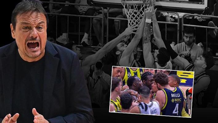 Fenerbahçe Beko-Panathinaikos maçı sonrası Ergin Ataman küplere bindi '10 bin eğitimsiz taraftar anneme küfretti'