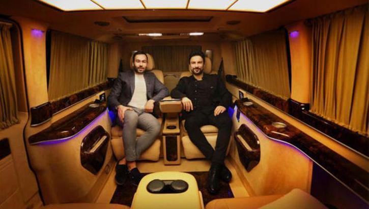 Tarkan'ın özel tasarım lüks VIP minibüsü