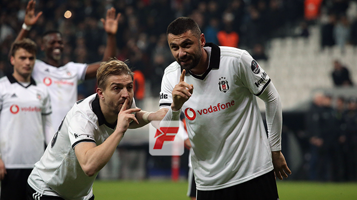 Beşiktaş, Başakşehir'i takibini sürdürüyor