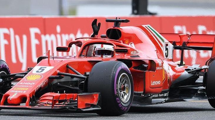 Almanya'da pole pozisyonu Vettel'in