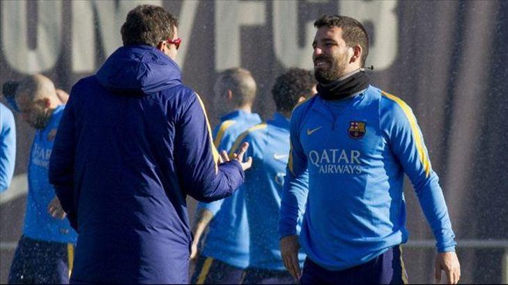 Luis Enrique, Arda Turan'dan memnun