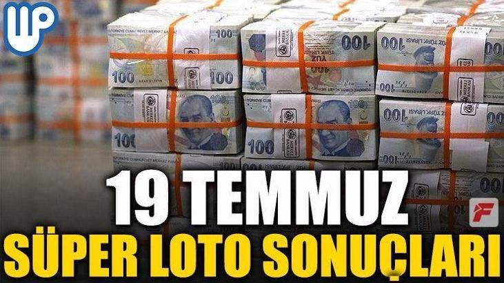Süper Loto sonuçları | 19 Temmuz MPİ Süper Loto çekiliş sonuçları