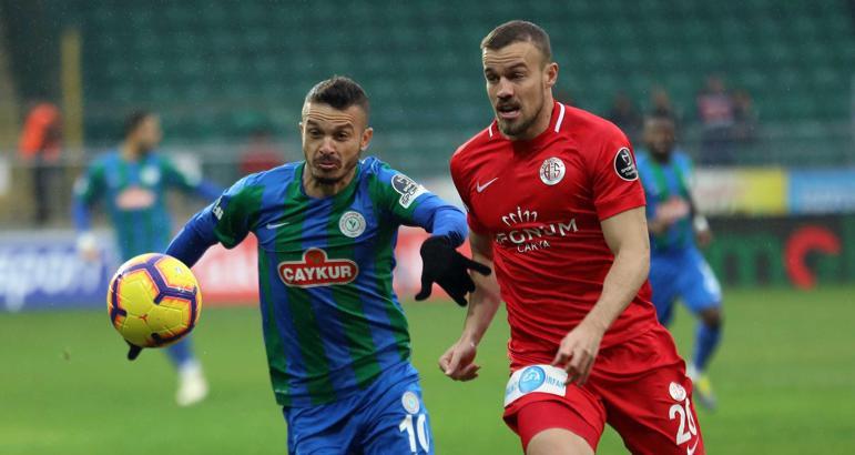 Çaykur Rizespor-Antalyaspor maç sonucu: 1-1