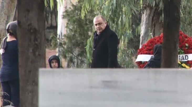 Fatih Terim, babasının mezarını ziyaret etti