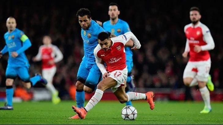 Arsenal-Barcelona maçında küfür skandalı!