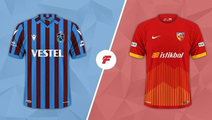 Trabzonspor - Kayserispor maçı öncesi bilinmesi gerekenler