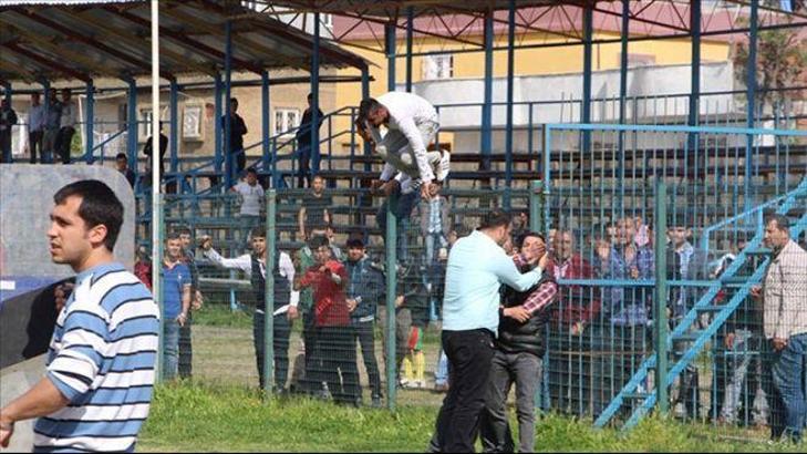 Amatör maçta kavga çıktı: 1 yaralı