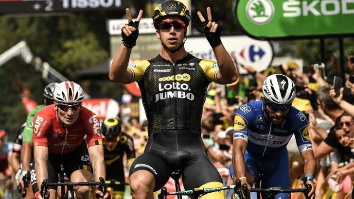 Fransa Bisiklet Turu 8. etabını Dylan Groenewegen kazandı