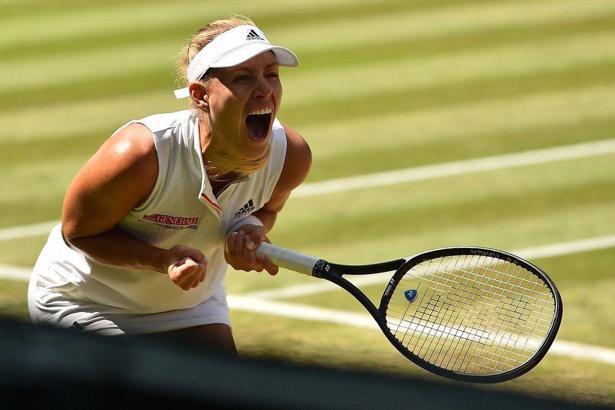 Kerber'den Wimbledon'da tarihe geçen şampiyonluk