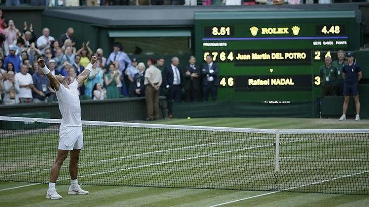 Nadal Wimbledon'da yarı finalde