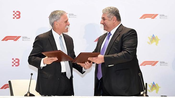 Formula 1, 2023'e kadar Azerbaycan'da