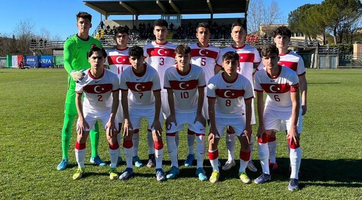 U17 Milli Takımı, İtalya'ya 1-0 mağlup oldu