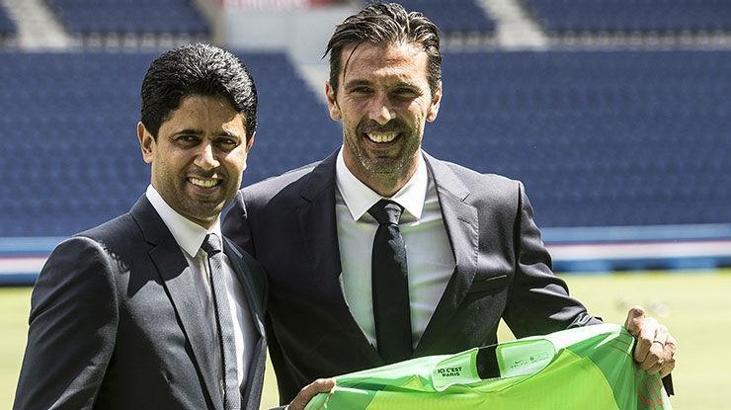 PSG'nin yeni kalecisi Buffon basına tanıtıldı