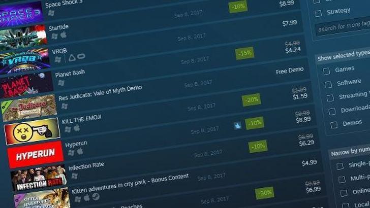 İşte Steam'in en çok satan oyunları
