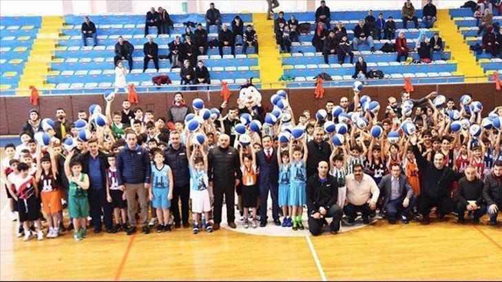 Erzurum'da Minikler Basketbol Lig'i kuruldu