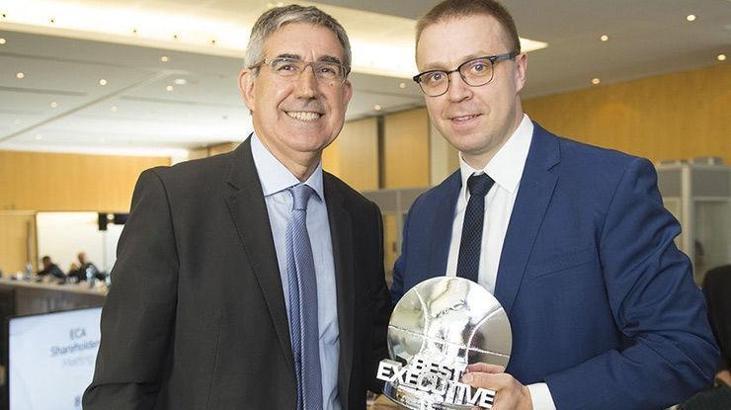 EuroLeague'de yılın yöneticisi Paulius Motiejunas
