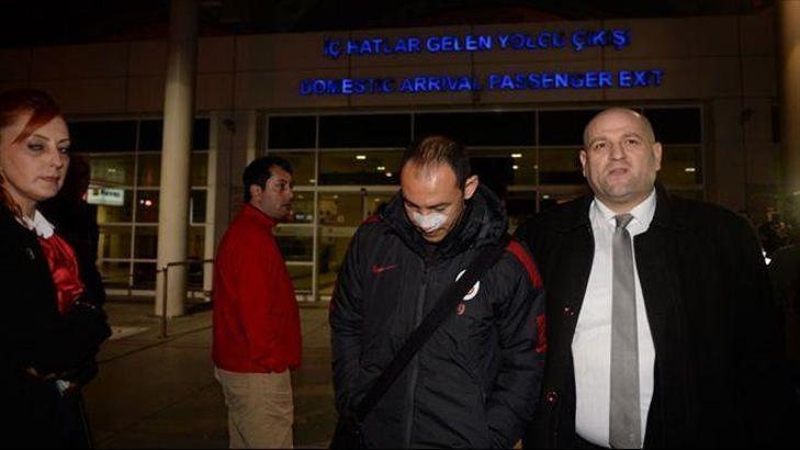 Galatasaray'a olaylı karşılama