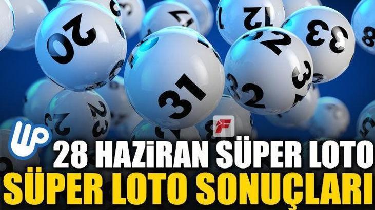 Süper Loto sonuçları | Milli Piyango 28 Haziran Süper Loto çekiliş sonuçları