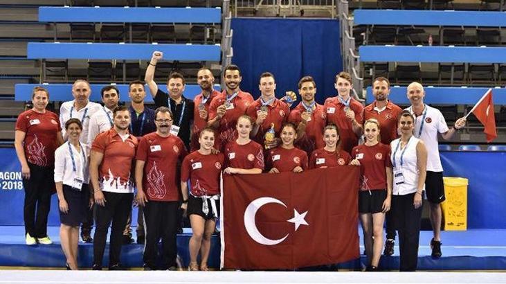 Milli cimnastikçiler yurda döndü