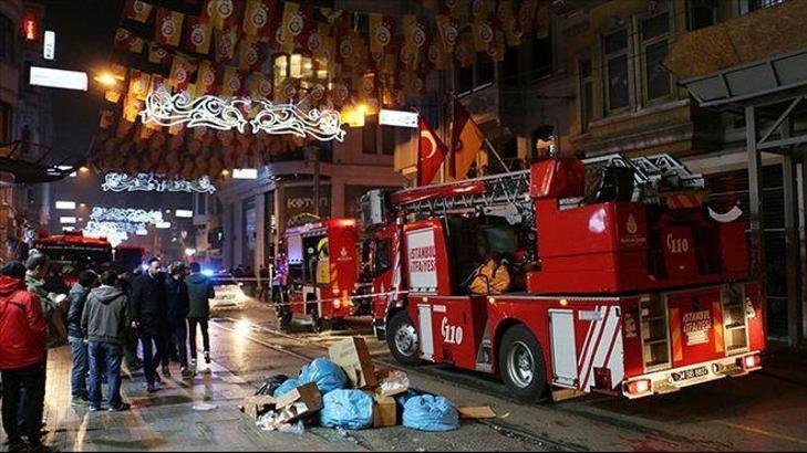 GS Store'da yangın!