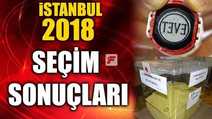 2018 İstanbul seçim sonuçları | İstanbul ili Cumhurbaşkanı ve Milletvekili Seçim sonuçlarında son durum