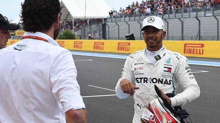 Fransa'da pole pozisyonu Hamilton'ın