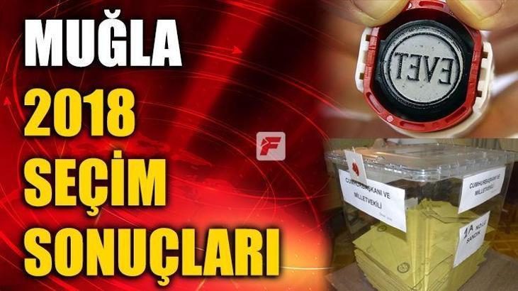 Milletvekili ve Cumhurbaşkanı Muğla seçim sonuçları 2018 - Muğla oy oranları ve seçim sonucu