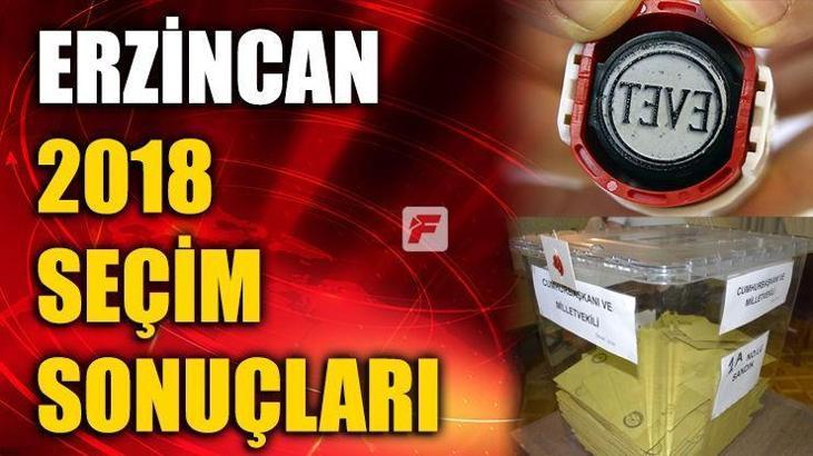 Erzincan seçim sonuçları 2018 - Erzincan oy oranları ve seçim sonucu