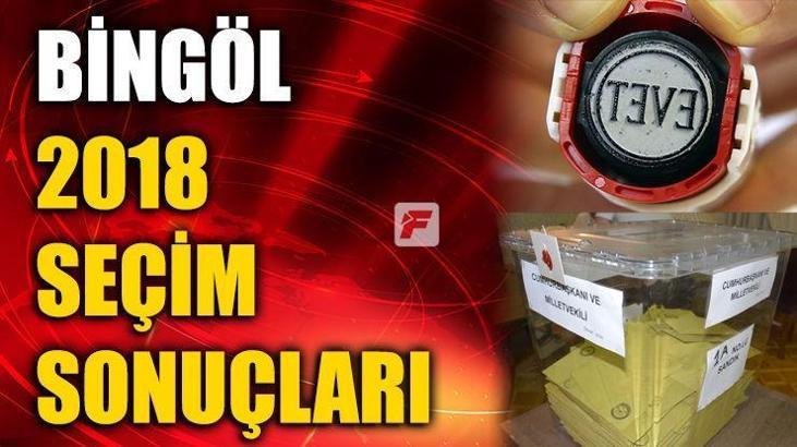 Bingöl seçim sonuçları 2018 - Cumhurbaşkanlığı Bingöl oy oranları ve seçim sonucu