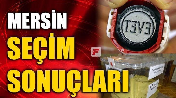 Mersin seçim sonuçları - Cumhurbaşkanlığı seçim oy oranları ve seçim sonucu