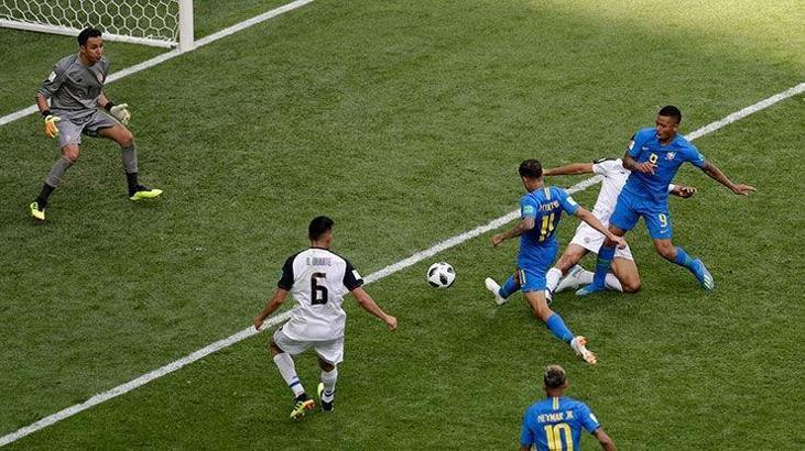 Brezilya - Kosta Rika maç sonucu: 2-0
