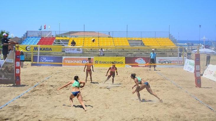 FIVB Plaj Voleybolu Dünya Turu'nda müsabakalar başladı