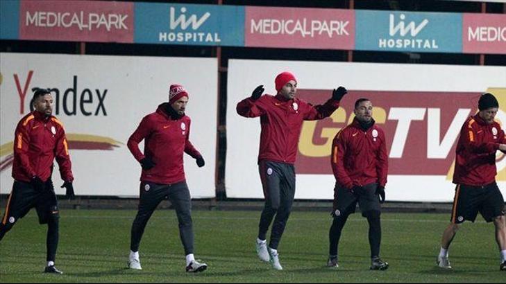 Galatasaray, Astana maçı hazırlıklarını tamamladı