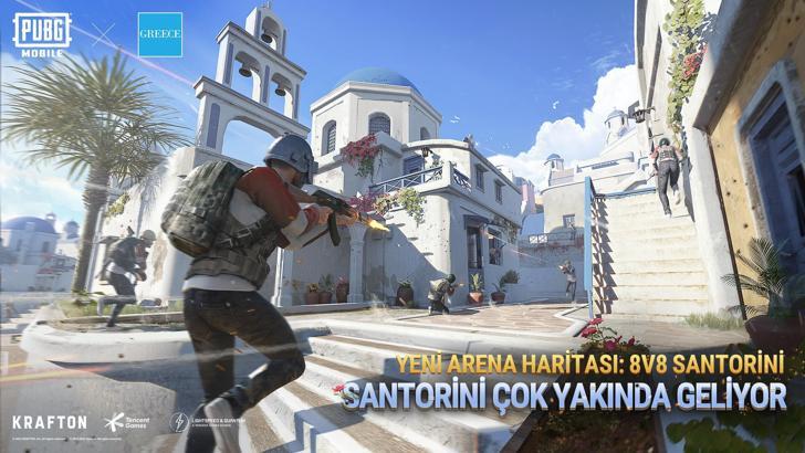 PUBG MOBILE'a dünyaca ünlü turizm merkezi Santorini Adası haritası ekleniyor