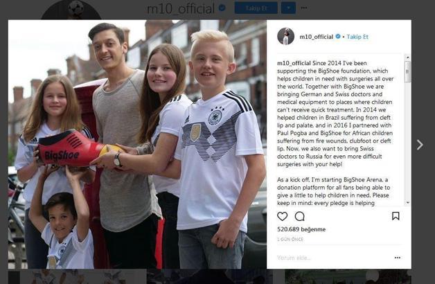 İyilik Meleği Mesut Özil
