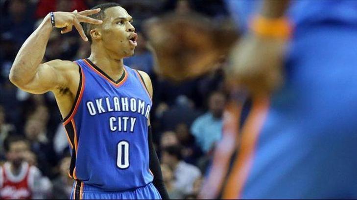Westbrook'un 40 sayısı Thunder'a yetmedi
