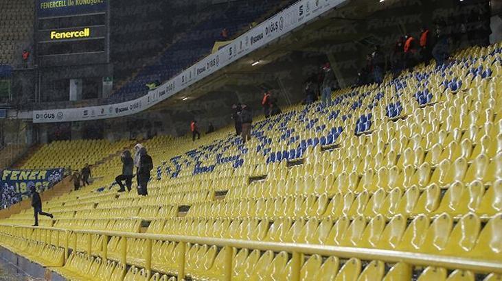 Fenerbahçe-Kayserispor maçında tribünler boş kaldı