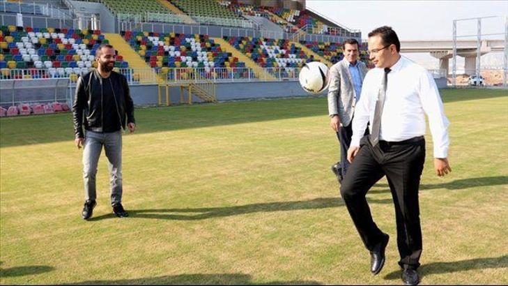 Semih Şentürk Doğanlar Stadı'nı ziyaret etti