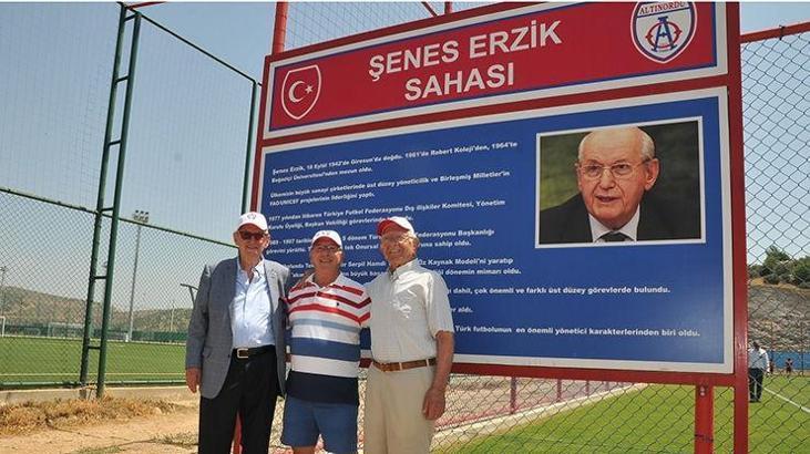 Altınordu'nun hibrit çim sahasına Şenes Erzik'in adı verildi