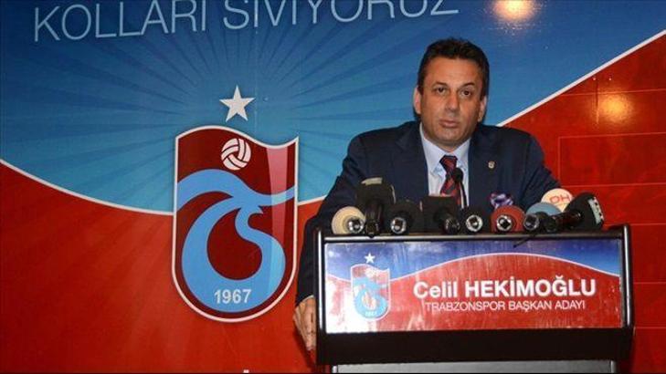 Trabzonspor'da Celil Hekimoğlu adaylığını açıkladı