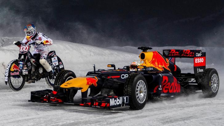 Formula 1'in yeni ‘1 numarası' Max Verstappen bu kez buz pistine çıktı