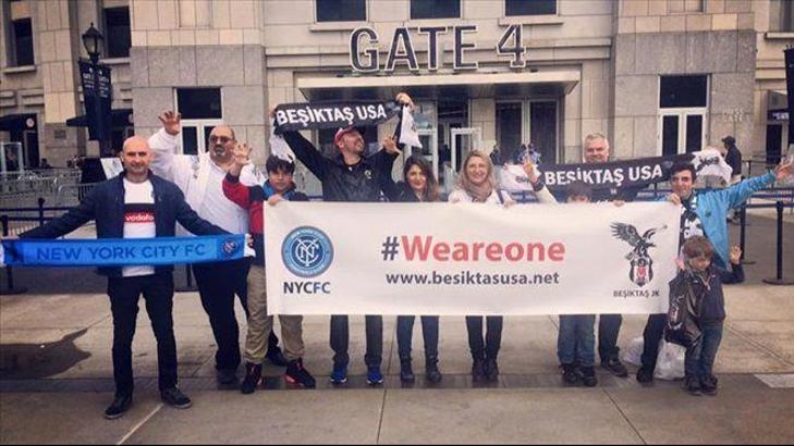 Yankee Stadı'nda Beşiktaş rüzgarı