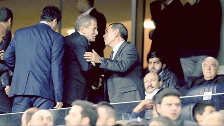 Aziz Yıldırım, Dursun Özbek'i karşılamadı