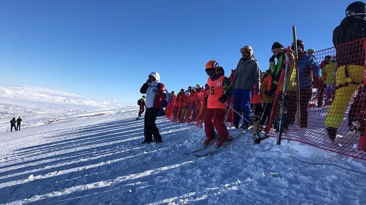 Kayseri Okullararası Kayak İl Birinciliği yarışları tamamlandı