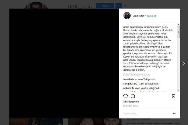 Ümit Özat'tan açıklama