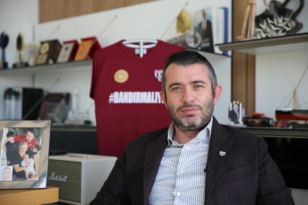 Onur Göçmez: Bandırmaspor'un mevcut futbolcularına 1 kuruş borcu yok