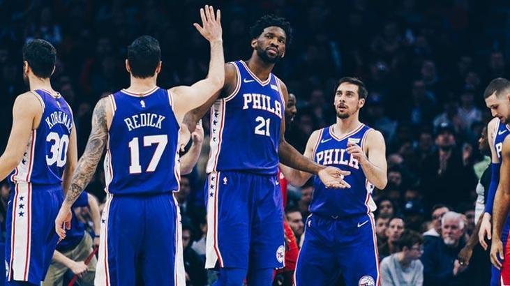 Furkan Korkmaz'lı 76ers'tan Rockets'a 28 sayı fark