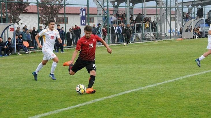 18 Yaş Altı Milli Futbol Takımı, Makedonya'yı 2-1 yendi